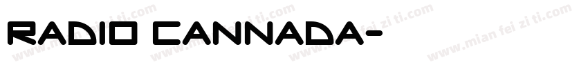 radio cannada字体转换
